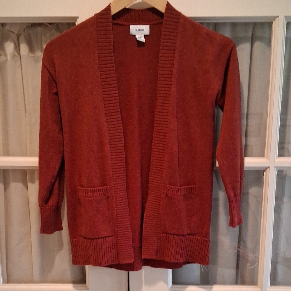 Cozy Red Cardigan Sweater